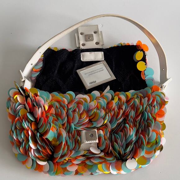 Vintage Fendi Multicolor big Paillette Baguette - Picture 8 of 8